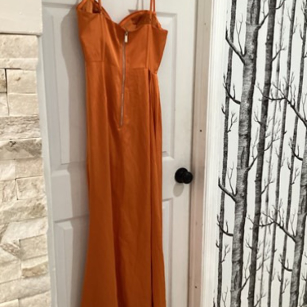 Miss circle orange dress - Picture 2 of 7